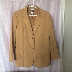 Michael Kors Tan Blazer Classic Suit Jacket